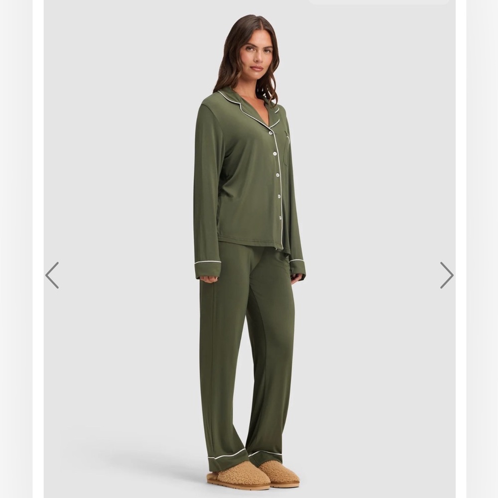Cozy Earth Long Sleeve Bamboo Knit Pajama Set